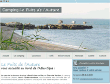 Tablet Screenshot of camping-puitsdelauture.com